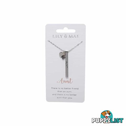 Artique - Personalised Necklace - Aunt