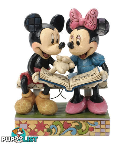 Jim Shore Disney Traditions - Mickey and Minnie 85th Anniversary - Sharing Memories Figurine - Disney Traditions - 0045544621823