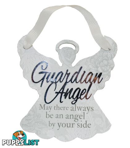 Reflective Words â Guardian Angel Sentiment Angel Hanger