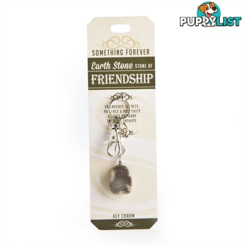 Something Forever â Earth Stone Key Charm â Stone of Friendship