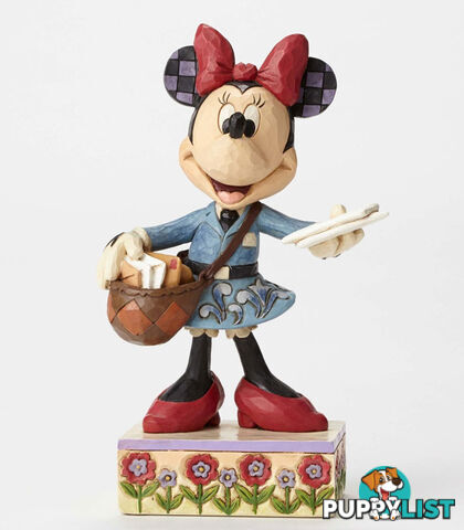 Jim Shore Disney Traditions - Mail Carrier Minnie - Special Delivery Figurine - Disney Traditions - 0045544823340