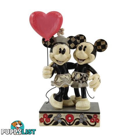 Disney Traditions - 18.4cm/7.25" Mickey and Minnie Heart - Disney Traditions - 0028399302758