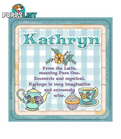 Personalised Cuppa Coasters - Kathryn