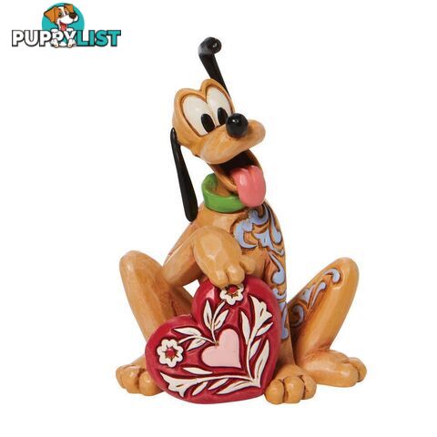 Disney Traditions - 9cm/3.5" Mini Pluto Love - Disney Tradition - 0028399302772