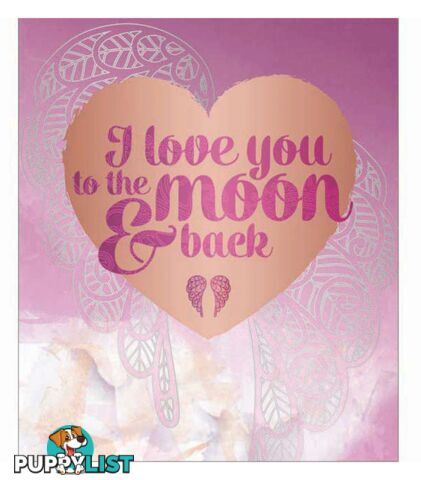 You Are An Angel Large Greeting Card - Moon And Back