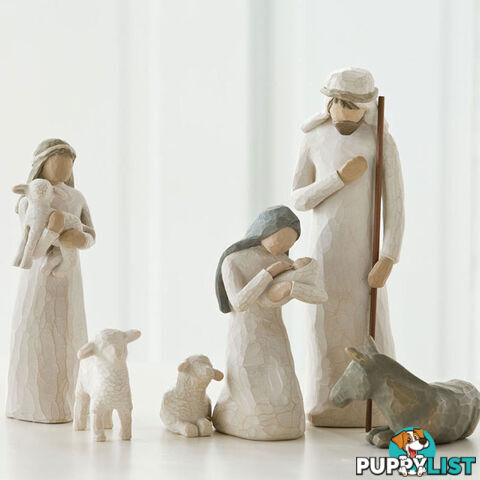 Willow Tree Nativity - Nativity 6 Pieces - Behold the awe and wonder of the Christmas Story - Willow Tree - 638713260055