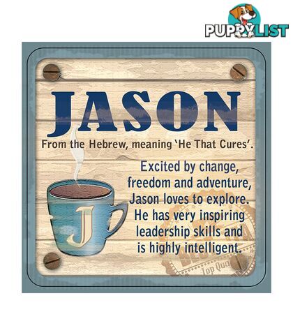 Personalised Cuppa Coasters - Jason