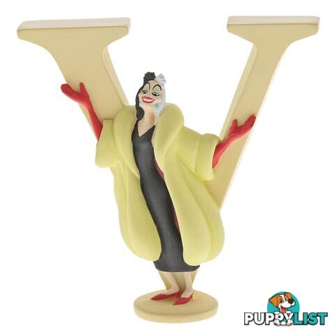 Disney Enchanting Alphabet V - Cruella De Vil Figurine - Disney Enchanting - 720322295679