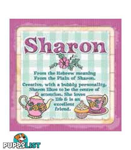 Personalised Cuppa Coasters - Sharon