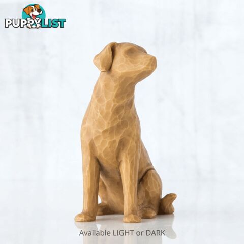 Willow Tree - Love my Dog (light) Figurine - Always with me, full of personality! - Willow Tree - 638713432254