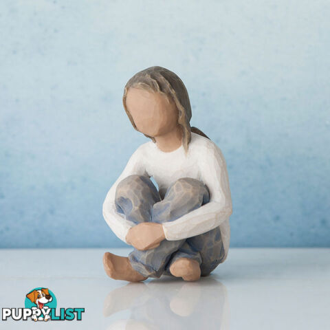 Willow Tree - Spirited Child (darker skin tone and hair colour) - ...nurtured by your loving care - Willow Tree - 638713320728