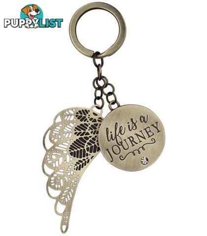 You Are An Angel Keychain - Life is a Journey