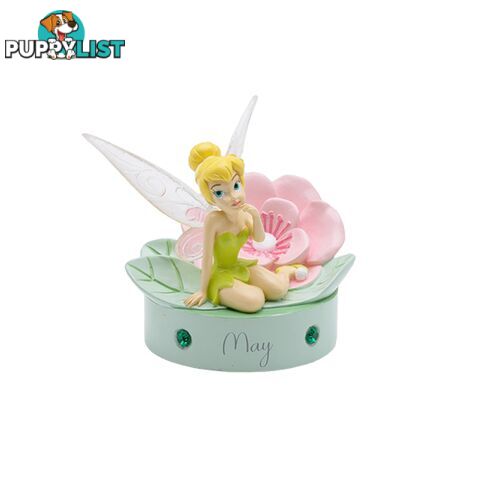 TINKER BELL: BIRTHSTONE SCULPTURE - MAY - Disney Gifts - 5017224916449