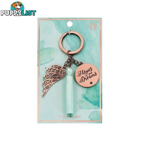 You Are An Angel Keychain Charm - Hopes And Dreams - The Aird Group - 9316188087681