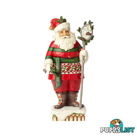 Heartwood Creek - Wonder In The Wilderness Woodsy Santa Figurine - 045544964081