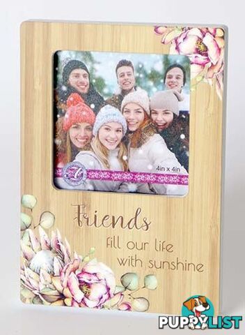 Bunch Of Joy Photo Frame 4x4in Friends