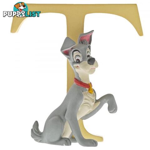 Disney Enchanting Alphabet T - Tramp Figurine - Disney Enchanting - 720322295655