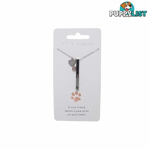 Artique - Personalised Necklace - Paw Print