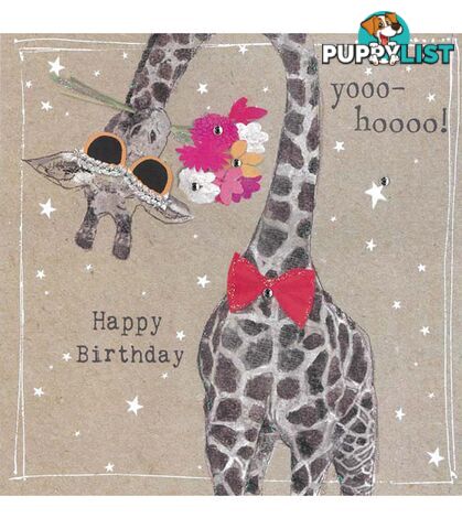 Fancy Pants Greeting Card with Gems â Yooo-Hooo! Happy Birthday