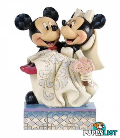 Jim Shore Disney Traditions - Mickey & Minnie Wedding Figurine - Disney Traditions - 0045544554305