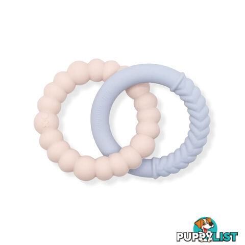 Sunshine Teether Snow and Blush - Jellystone Designs - 9343900007047