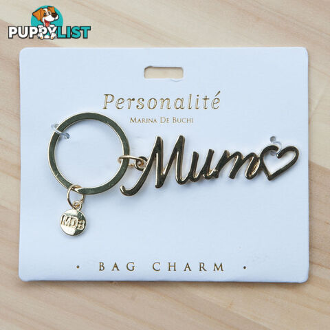 Bag Charm Keyring - Mum - Marina De Buchi - 664540470039