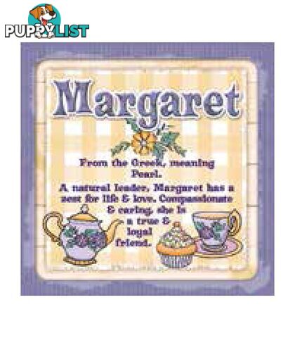 Personalised Cuppa Coasters - Margaret