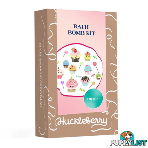 Make Your Own Bath Bombs Kit -Cupcakes - Huckleberry - 9354901000241