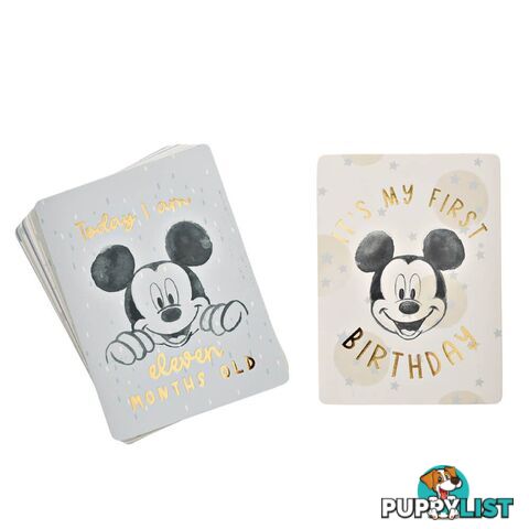 Milestone Cards: Mickey Mouse (Set of 24) - Disney Gifts - 5017224950399