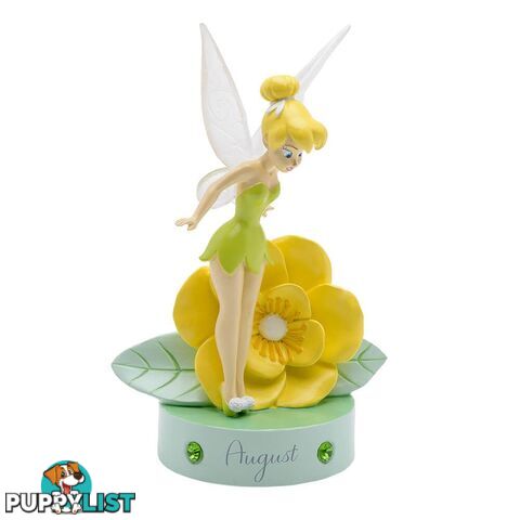 TINKER BELL: BIRTHSTONE SCULPTURE - AUGUST - Disney Gifts - 5017224916517