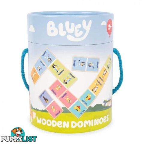 Bluey Wooden Dominoes - Sesame Street - 5055069721064