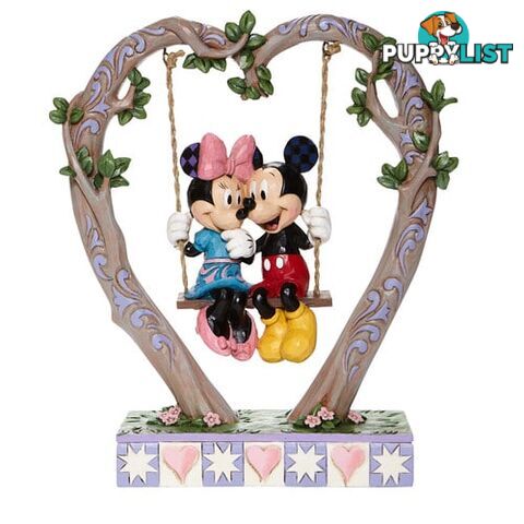 Disney Traditions - 22.8cm/9" Mickey & Minnie on Swing - Disney Traditions - 0028399283316