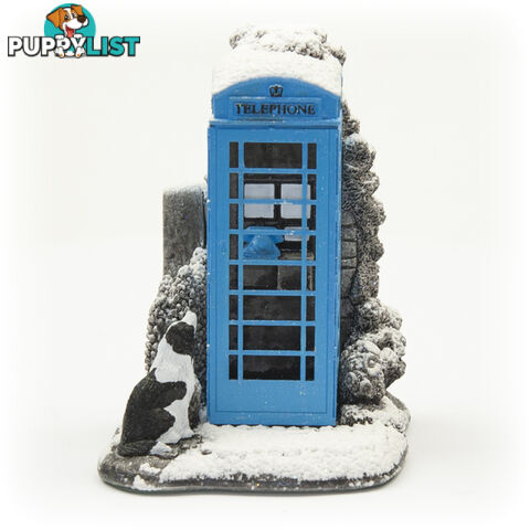 Lilliput Lane Telephone Box Blue Splash - Lilliput Lane - 712203035801