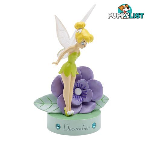 TINKER BELL: BIRTHSTONE SCULPTURE - DECEMBER - Disney Gifts - 5017224916500