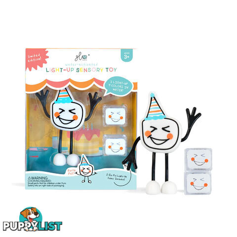 Glo Pal Light-Up Sensory Character Party Pal: White - Glo Pals - 850016823151