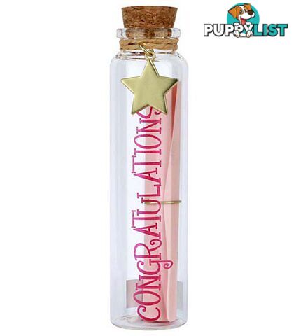 You Are An Angel - Congratulations Wish Bottle - Message in a Bottle