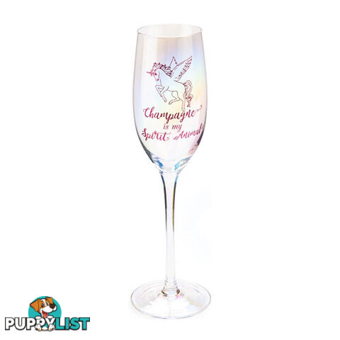 Tallulah Aurora Champagne Flute - Champagne Is My Spirit Animal