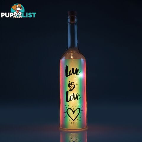 Love Iridescent Wishlight Bottle - Love is Love