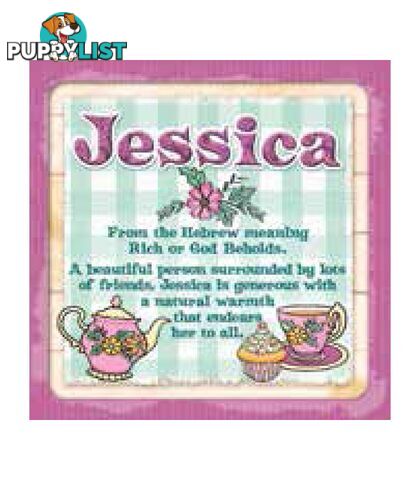 Personalised Cuppa Coasters - Jessica