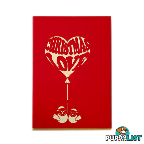 Pop-Up Card - Christmas Love 12 x 17 cm - Duc Quyen - 8935086014202