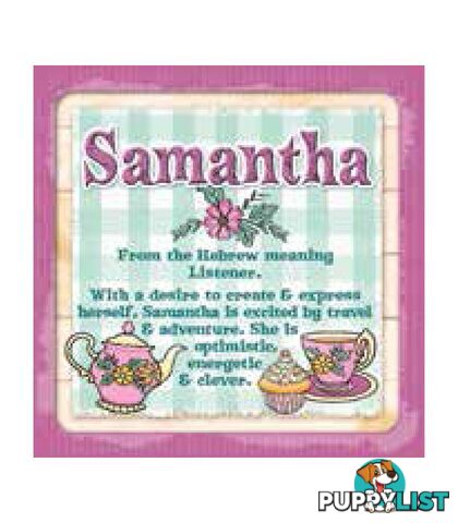 Personalised Cuppa Coasters - Samantha