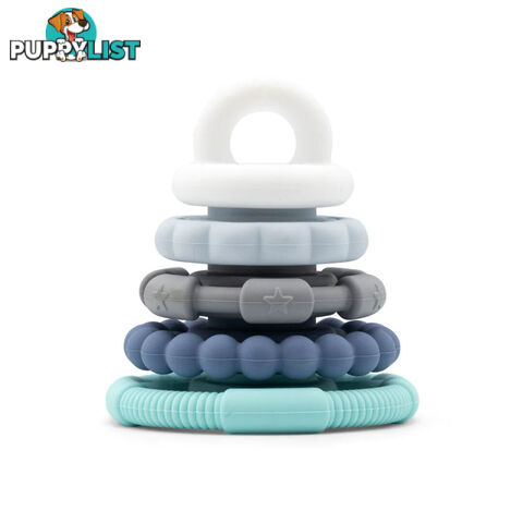 Rainbow Stacker and Teether Toy - Ocean - Jellystone Designs - 9343900002981