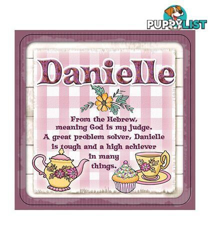 Personalised Cuppa Coasters - Danielle