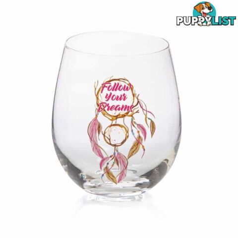 Follow Your Dreams Tallulah Dreamcatcher Stemless Glass - MDI - 9318051141933