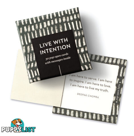 Thoughtfulls Pop-Open Cards - Live With Intention - Compendium - 749190107105