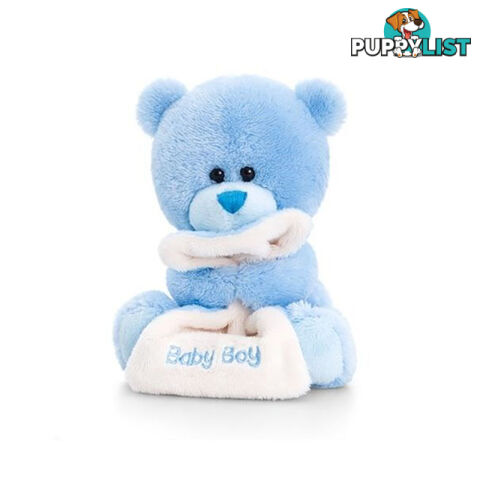 Keeltoys - Pipp The Bear With Blanket Plush - 14cm Blue