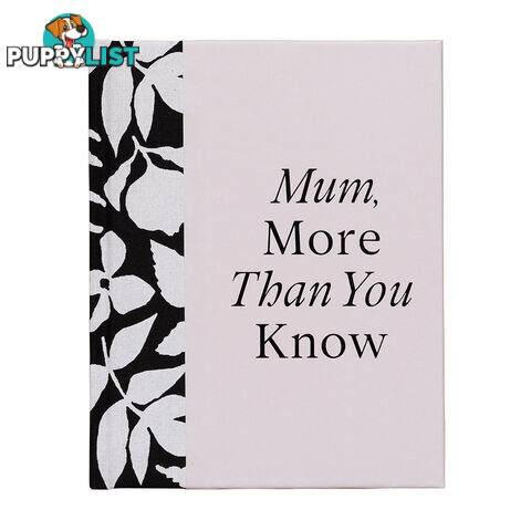 Gift Book: Mum, More Than You Know - Compendium - 749190104388