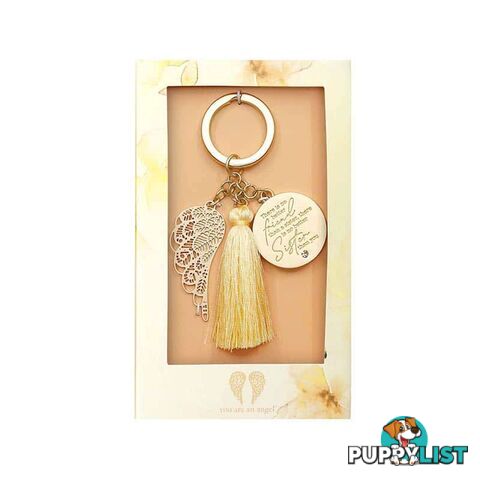 You Are An Angel Tassel Keychain - Sister - The Aird Group - 9316188083010