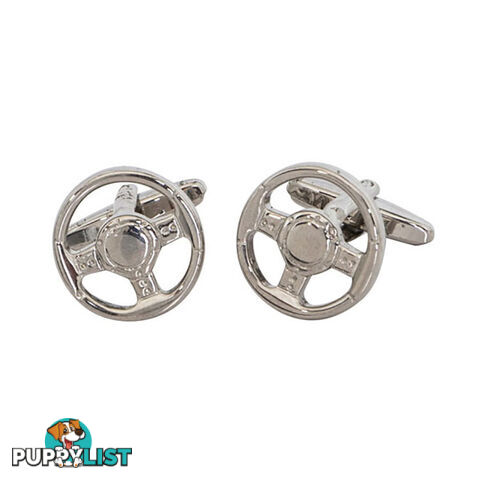 Cuff Links - Steering Wheel