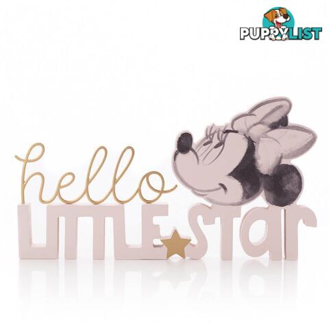 Word Plaque: Minnie Mouse Hello Little Star - Disney Gifts - 5017224950481